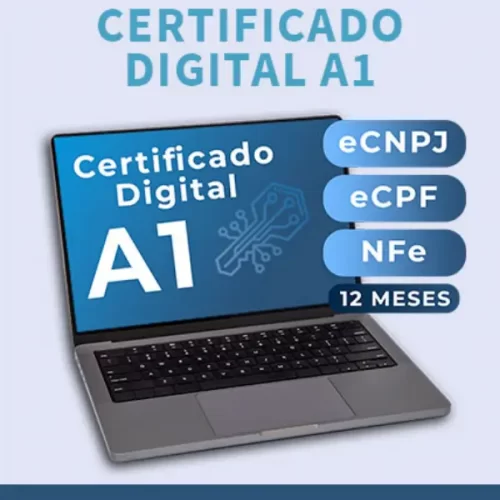 Certificado e-CNPJ A1 – validade 1 ano